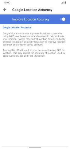 If you press the indicator next to 