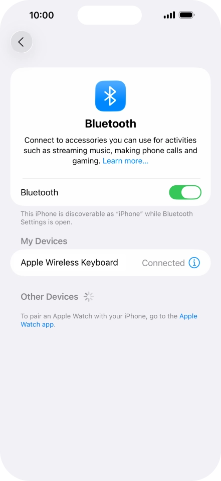 Slide your finger upwards starting from the bottom of the screen to return to the home screen.
