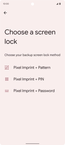 Press the required phone lock code and follow the instructions on the screen to create an additional phone lock code.