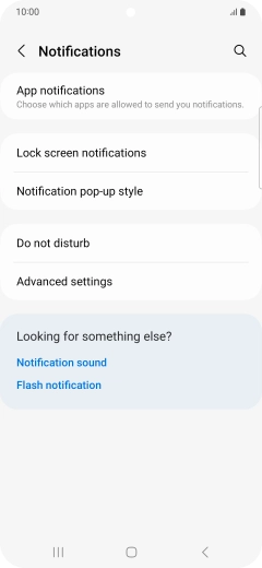 Press App notifications.