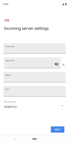 Press the field below 