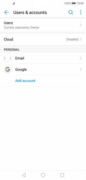 Press the Home key to return to the home screen.