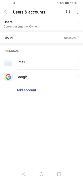 Press the Home key to return to the home screen.