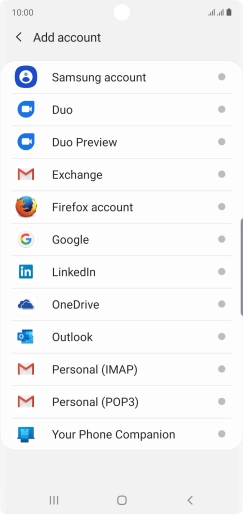 Press Personal (POP3).