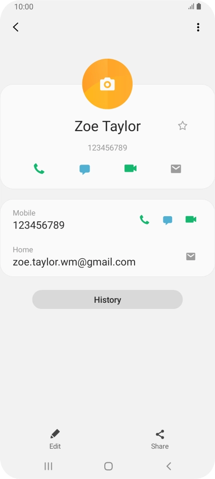 Press the call icon.