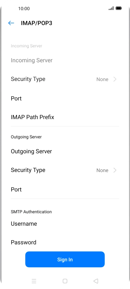 Press Port and key in 25.