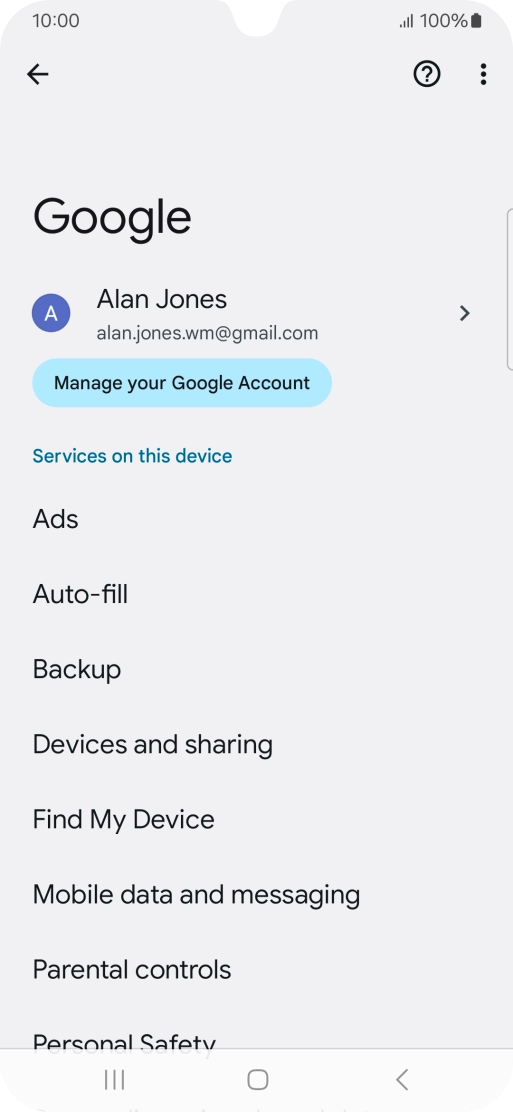 Press Find My Device.
