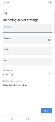 Press the field below 