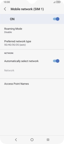 Press Access Point Names.