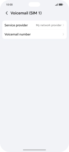 Press Voicemail number.