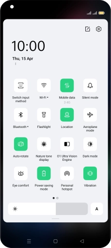 Press the Home key to return to the home screen.