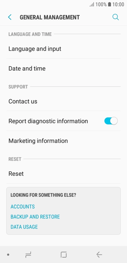 Press Date and time.