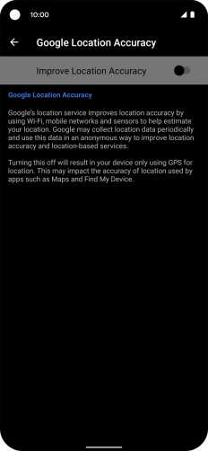 If you press the indicator next to 