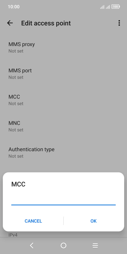 Key in 234 and press OK.