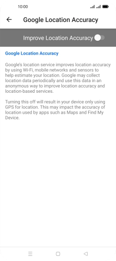 If you press the indicator next to 