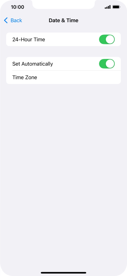Slide your finger upwards starting from the bottom of the screen to return to the home screen.
