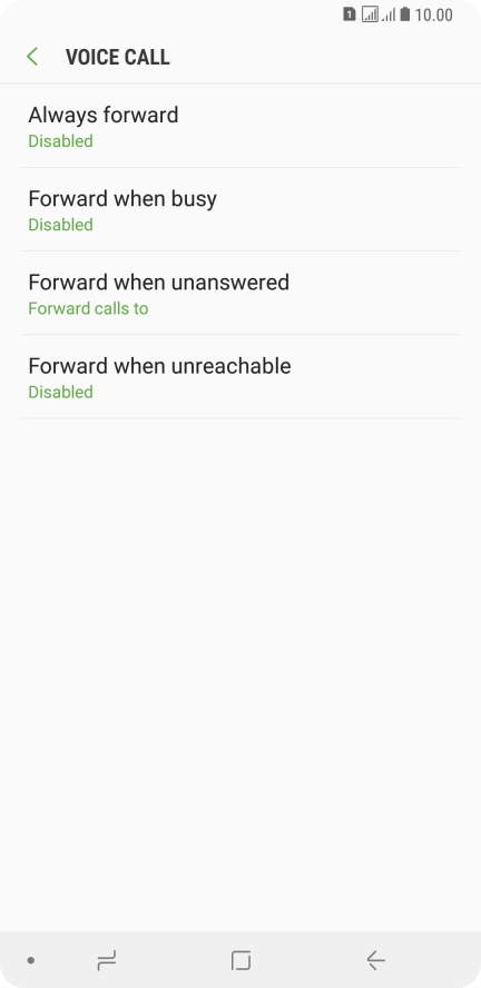 Press the Home key to return to the home screen.