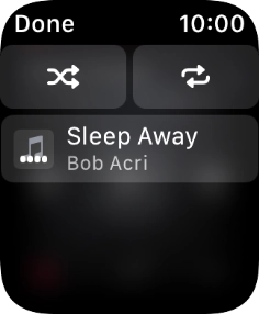 Press the shuffle icon.