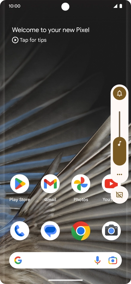 Press the sound mode icon.