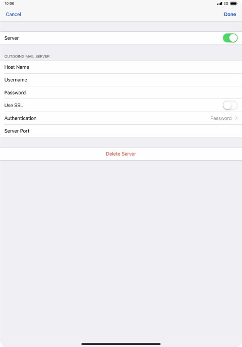 Press Authentication.