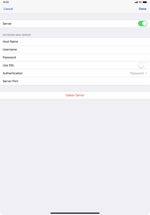 Press Authentication.