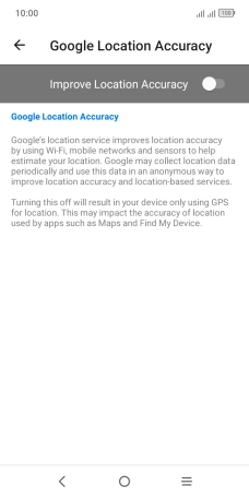 If you press the indicator next to 