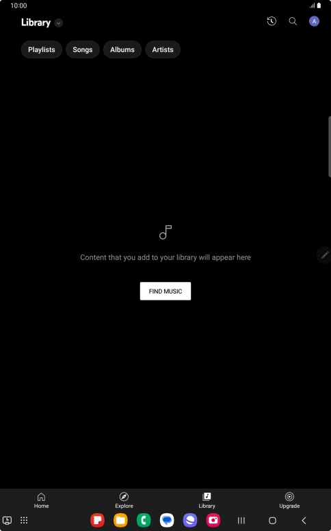 Press the drop down list.