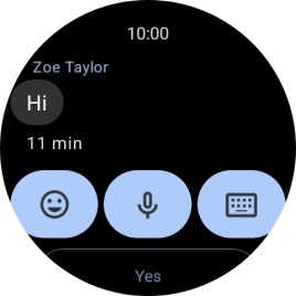 Press the microphone icon.