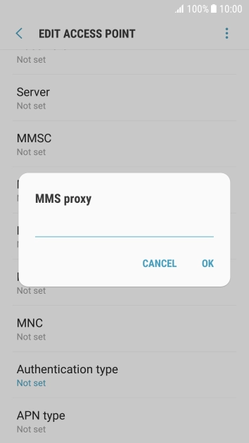 Key in 149.254.201.135 and press OK.