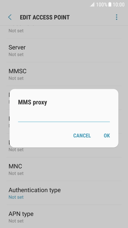 Key in 149.254.201.135 and press OK.