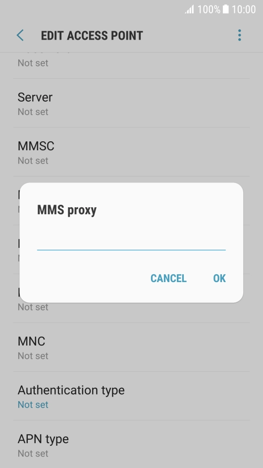 Key in 149.254.201.135 and press OK.