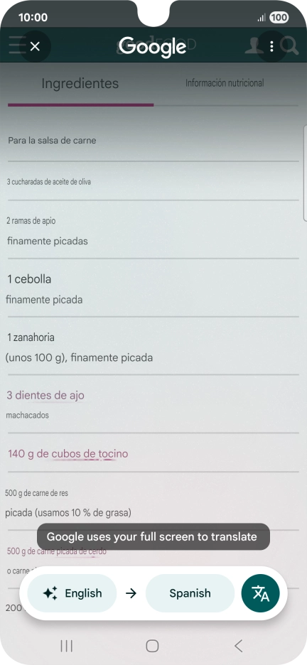 Follow the instructions on the screen to select the required language settings and use the function.