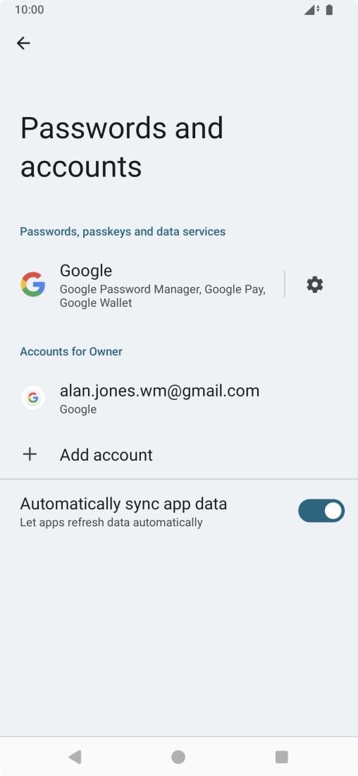 Press the Home key to return to the home screen.
