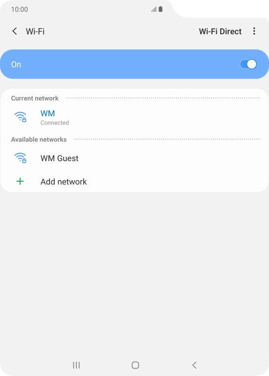Press the Home key to return to the home screen.