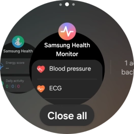 To end one running application, slide your finger upwards on the required application.