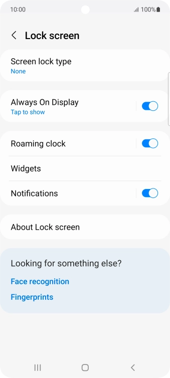 Press the Home key to return to the home screen.