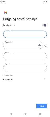 Press the field below 