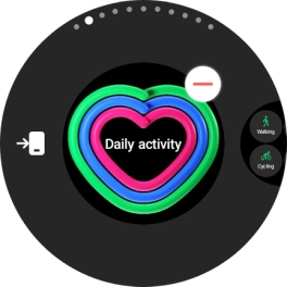 Press the remove widget icon.
