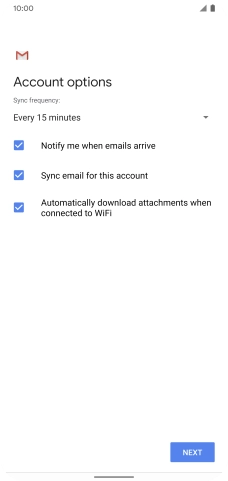 Press the drop down list below 