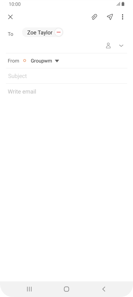 Press Subject and key in the required subject.