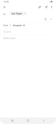 Press Subject and key in the required subject.