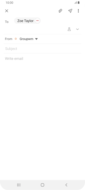 Press Subject and key in the required subject.