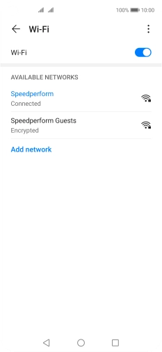 Press the Home key to return to the home screen.