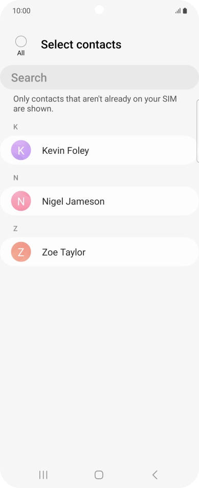 Press the field above 