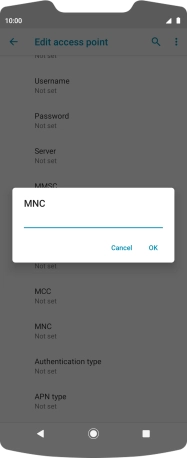 Key in 33 and press OK.