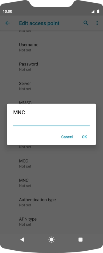 Key in 33 and press OK.