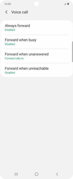Press the Home key to return to the home screen.