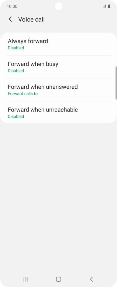 Press the Home key to return to the home screen.