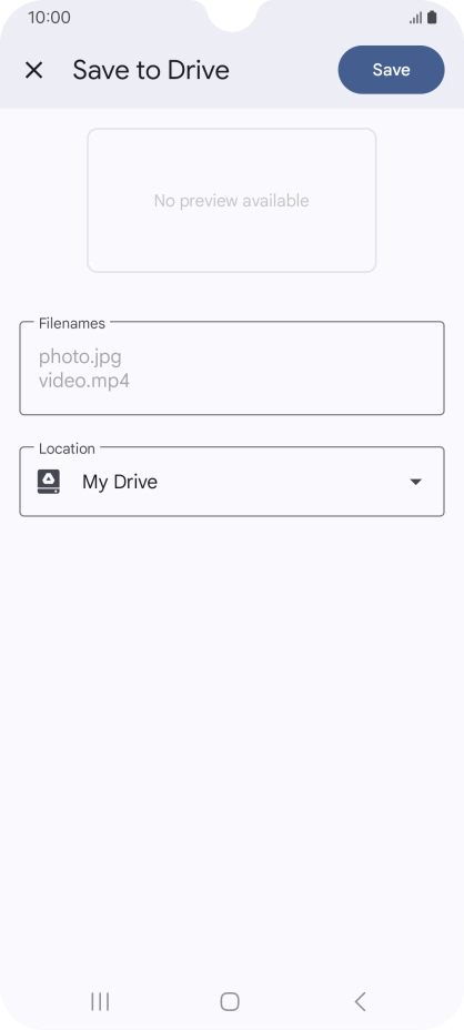 Press the field below 