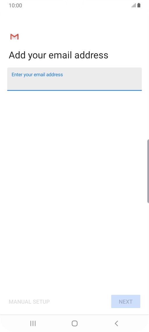 Press the field below 